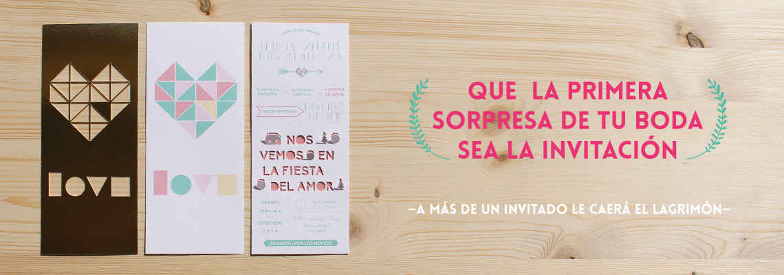 Invitaciones de boda