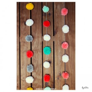 Pompones de colores
