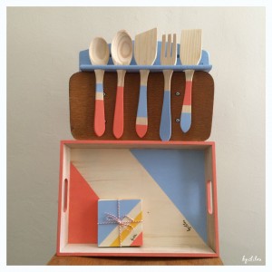 Kit de cocina – Coral y azul