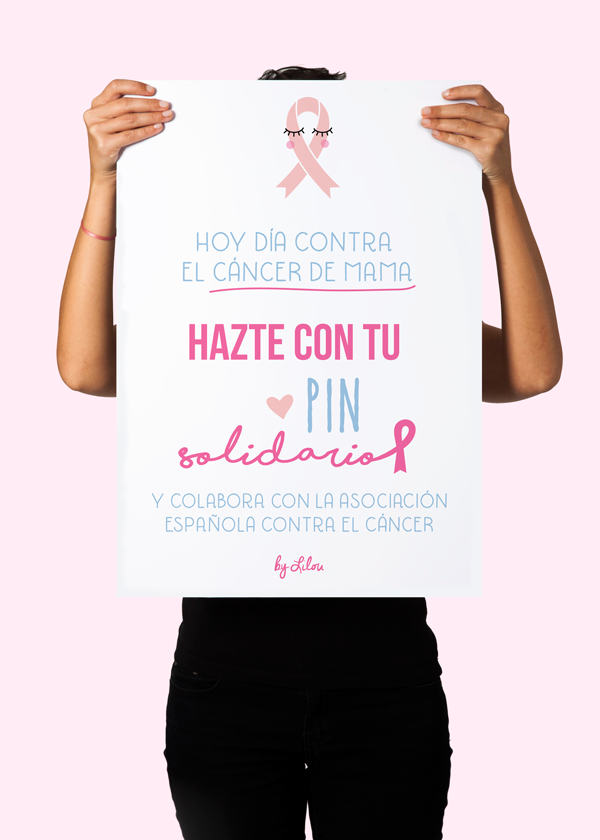 Cartel Pin Solidario Lilou