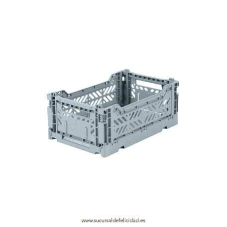 Caja Lillemor Plegable Mini Azul Grisáceo