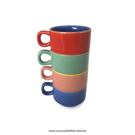 Set tazas cafe - Colorful