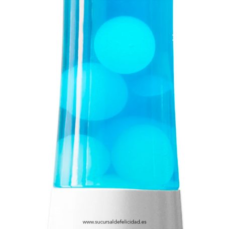 Lámpara de Lava Ice Azul