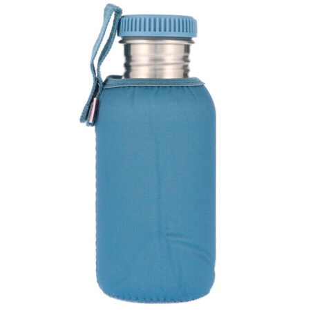 Botella Acero con Funda Azul Niágara 500ml