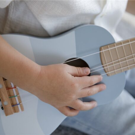  Guitarra Azul Madera