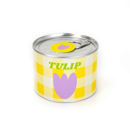 Vela en lata Tulipán